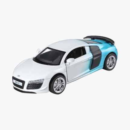 Audi R8GT-white and blue gradient