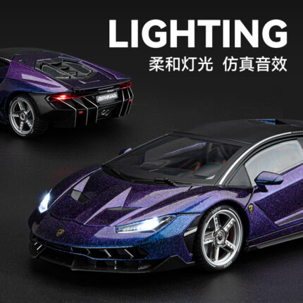 Details of Lamborghini alloy model car