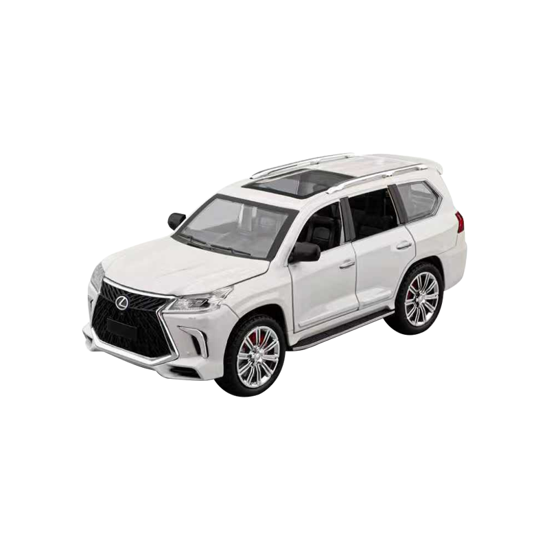 白 Lexus-LX570 alloy remote control car White 1:24 - 图片 1
